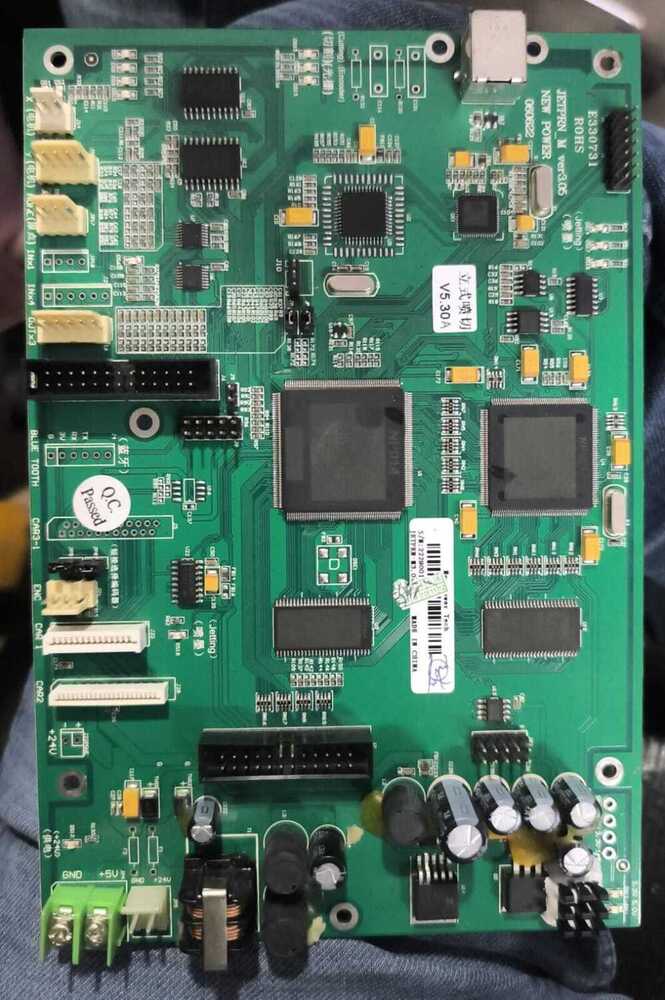 Plotter Machine Board - Color: Green