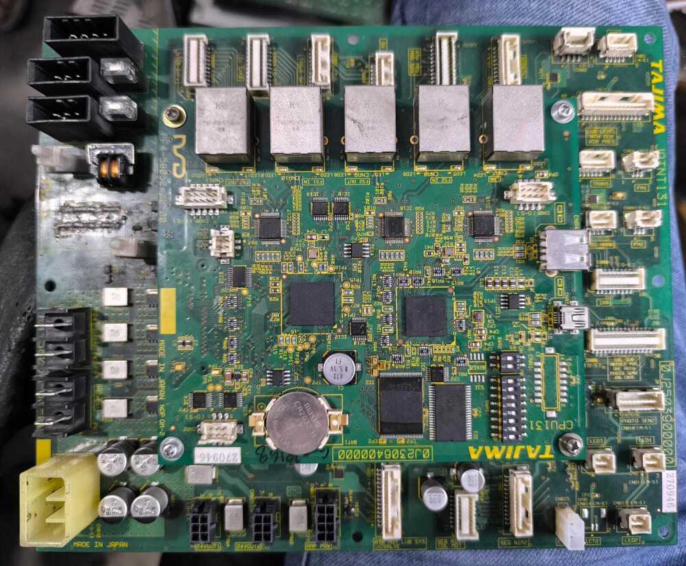TAJIMA Embroidery Machine CPU Board Repairing Service