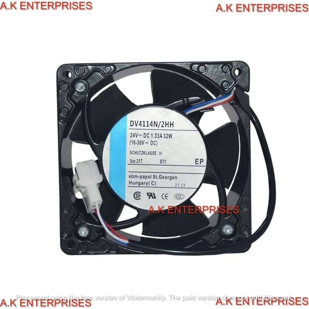 EBM PAPST DV4114/2HH 24V 1.33A 32W 8025mm METAL Ball Bearing Electric Axial Cooling Fan