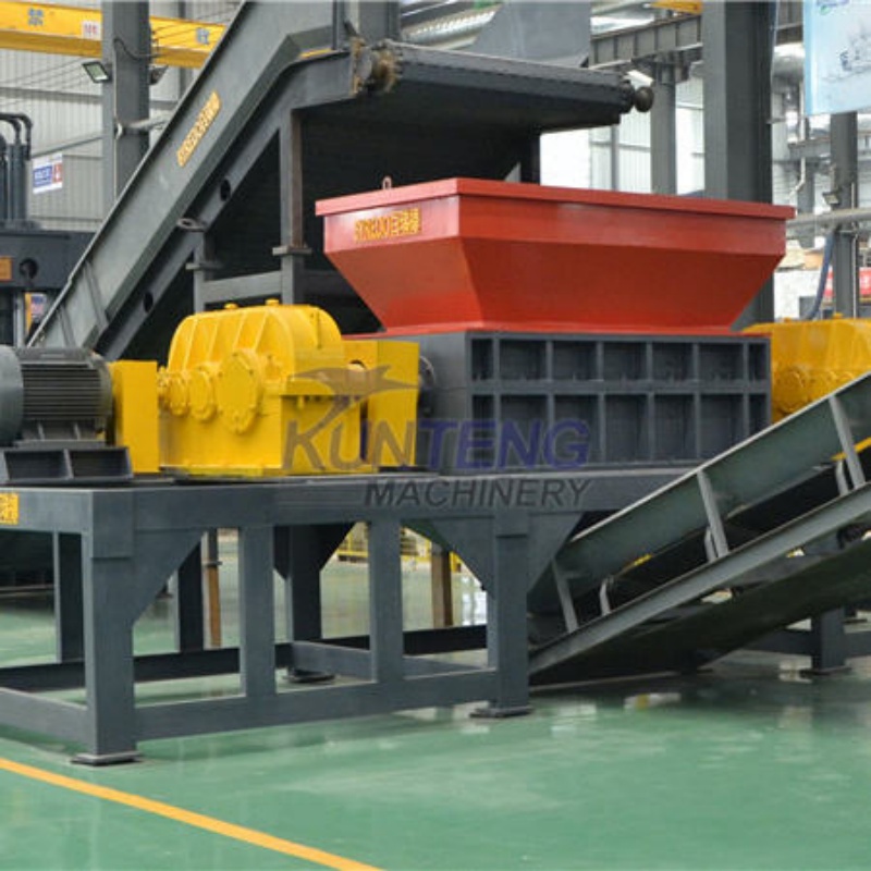 Double Shaft Shredder Waste Woven Bag Shredder Machine clothing shredder
