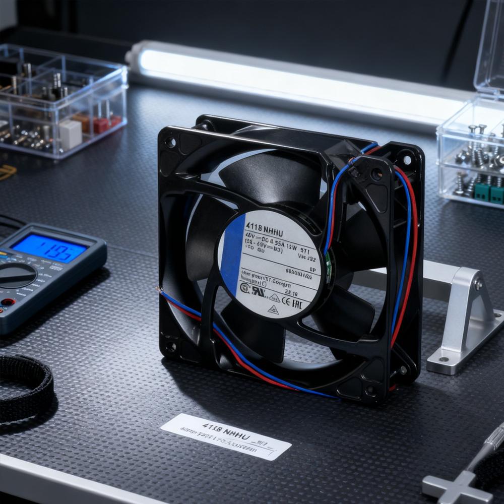 EBM PAPST 4118 NHHU 48V 0.25A Aluminum Inverter Electric Powered Fan Ball Bearing Cooling Fan 