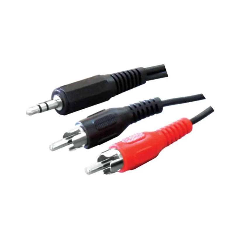 Mx Ep Stereo Plug To Mx Rca Plug Cord - Armored Material: Copper