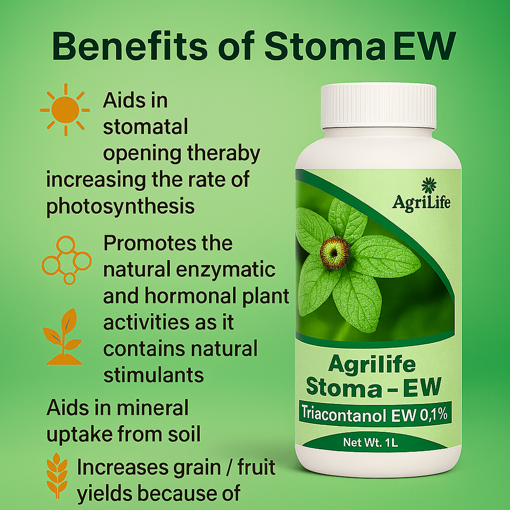 Stoma EW (Triacontanol EW 0.1 %) Plant Growth Promoters
