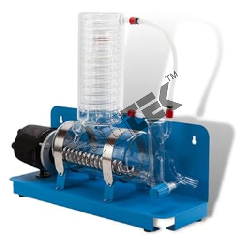 Automatic Water Still - Borosilicate Glass, 8l/h Capacity | Sturdy Metal Stand, Chromium Plated Heater, Wall Or Bench Mounting