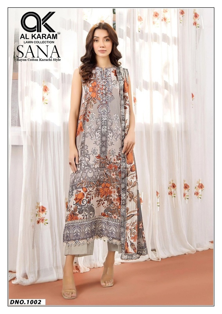 Alkaram Sana Vol-1 Karachi Dress Material