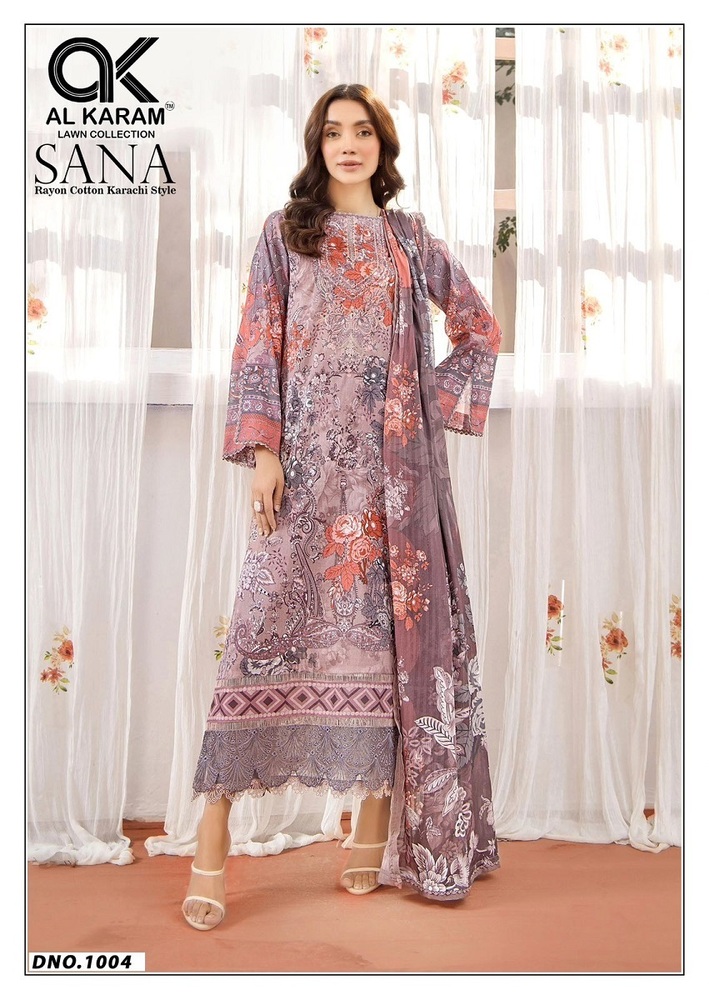 Alkaram Sana Vol-1 Karachi Dress Material