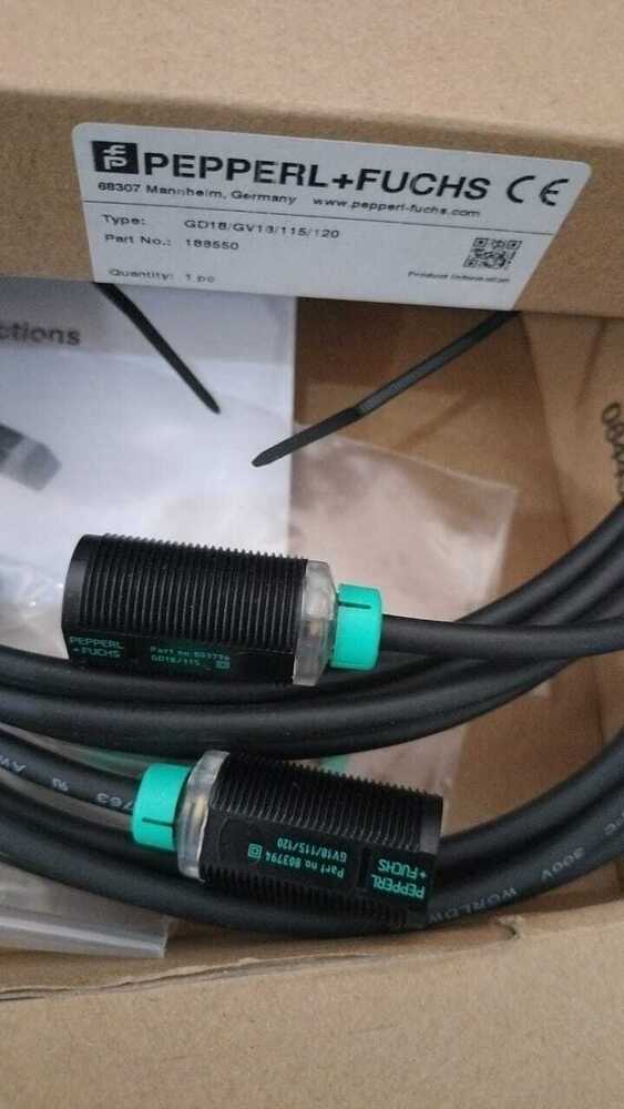 PEPPERL FUCHS INDUCTIVE PROXIMITY SENSOR, GD18-GV18/115/120