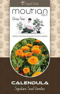 Calendula Organic Seeds - Color: Brown
