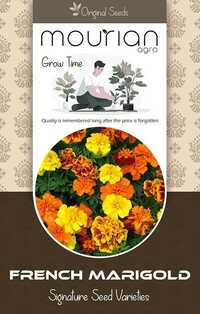 French Marigold Organic Seeds - Color: Brown
