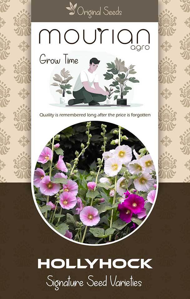 Hollyhock Organic Seeds