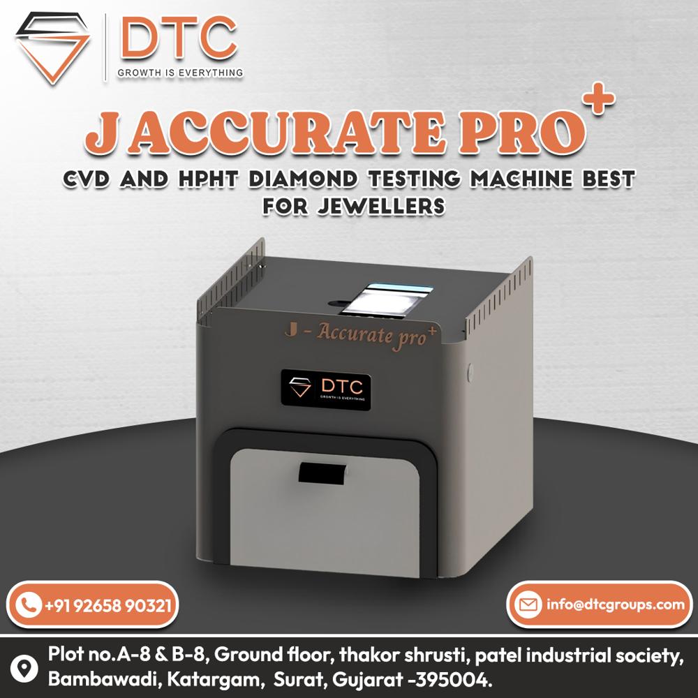 J Accurate Pro Plus Cvd Diamond Testing Machine - Color: Grey
