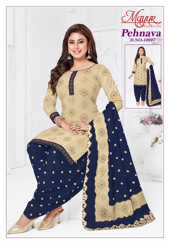 Mayur Pehnava Vol-10 Dress Material