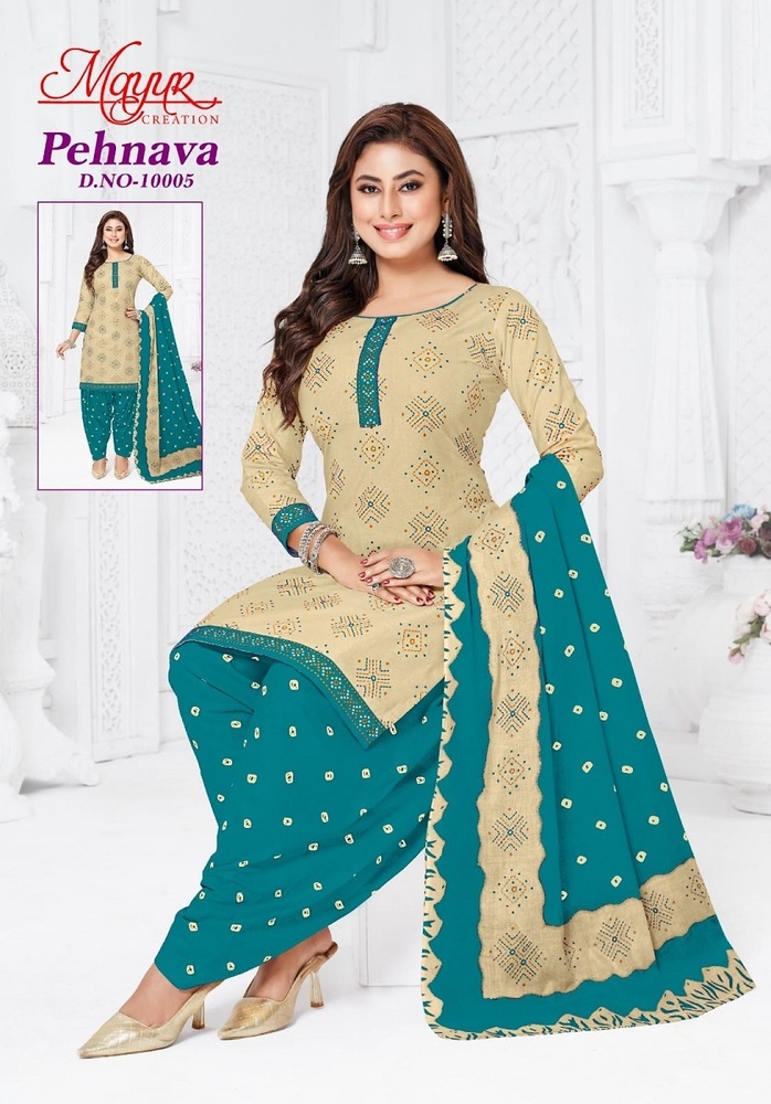 Mayur Pehnava Vol-10 Dress Material