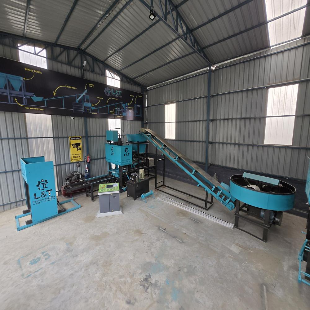 Automatic Fly Ash Brick Making Machine - 6 Cavity