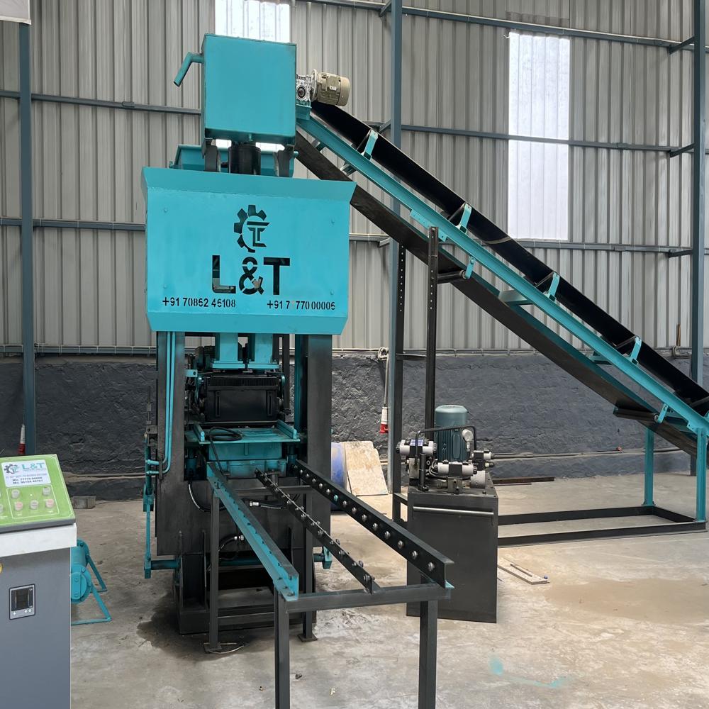 Automatic Fly Ash Brick Making Machine - 6 Cavity