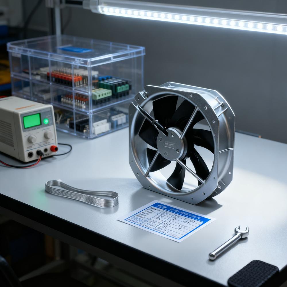 EBM PAPST W2E250-HL06-20 230V AC 115W All Aluminum Blades Industrial Axial Cooling Fans