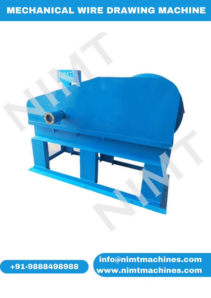 Mechanical Wire Drawing Machine - Semi-automatic, 4-5 Ton/day Capacity, 220-415 Volt Voltage | Industrial Use, New Condition