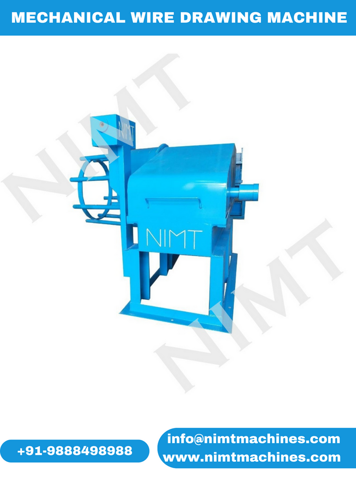 Mechanical Wire Drawing Machine - Semi-automatic, 4-5 Ton/day Capacity, 220-415 Volt Voltage | Industrial Use, New Condition