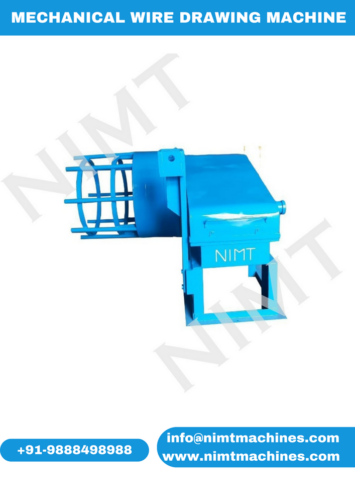 Mechanical Wire Drawing Machine - Semi-automatic, 4-5 Ton/day Capacity, 220-415 Volt Voltage | Industrial Use, New Condition