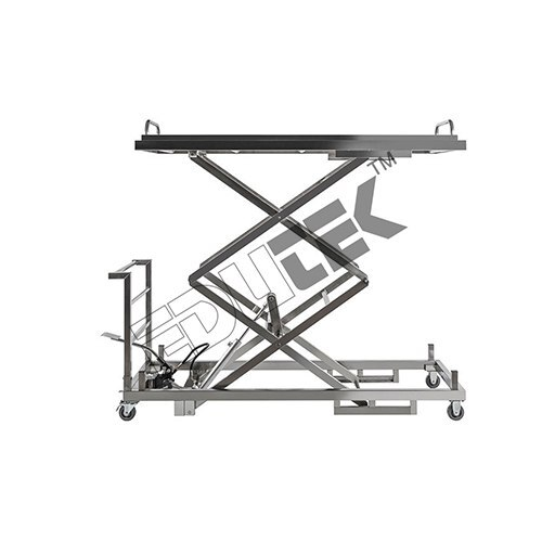 Two Scissors Manual Mortuary Lift