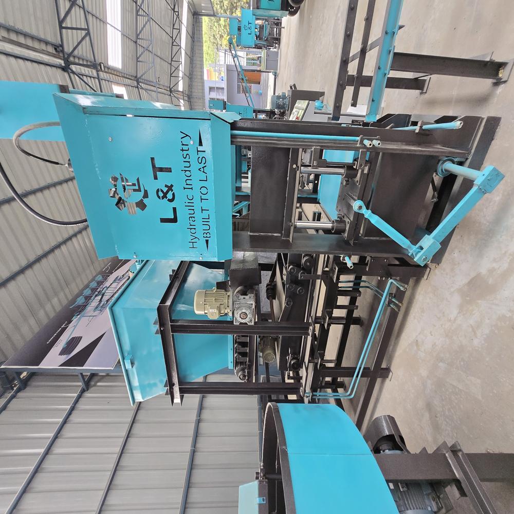 Automatic Fly Ash Brick Making Machine- 10 Cavity - Color: Green And Black