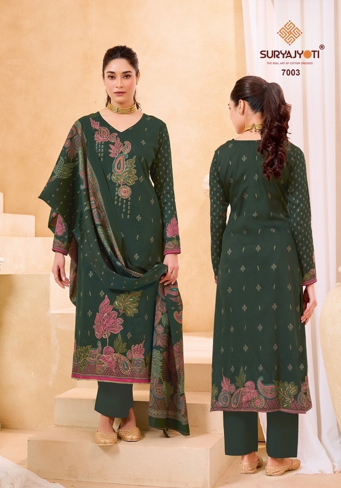 Suryajyoti Kaara Advance Vol-7  Dress Material