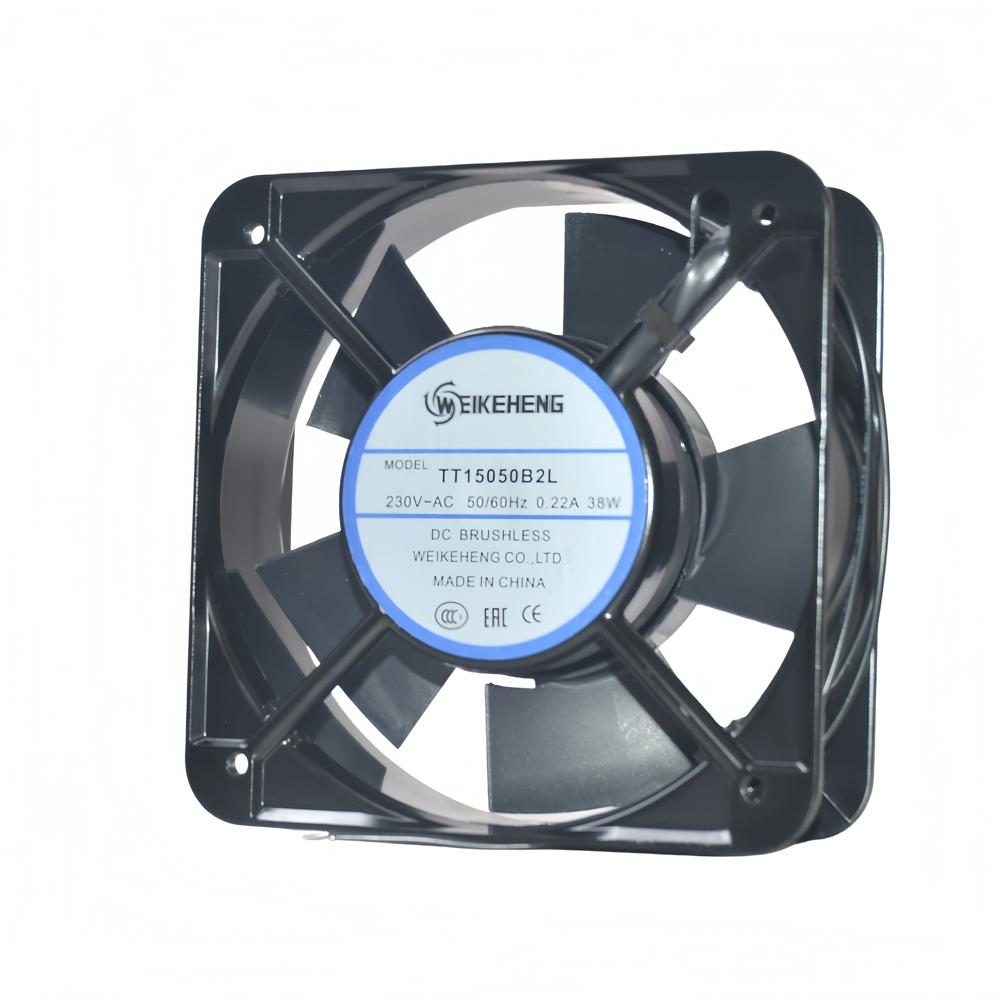 WEIKEHENG TT15050B2L 230V AC 0.22A 38W 12038 Aluminum Equipment Ball Bearing Axial Cooling Fan 