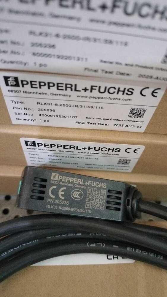 Pepperl Fuchs Proximity Sensor, Rlk31-8-2500-ir/31/115