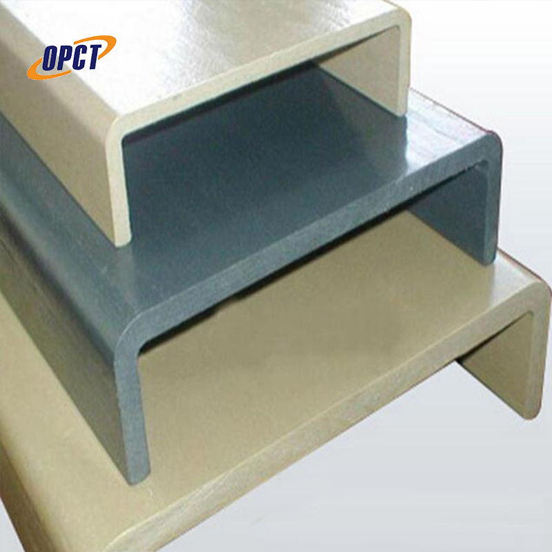 Glass Fiber Reinforced Plastic C-Channel Profile - Color: Multi Color