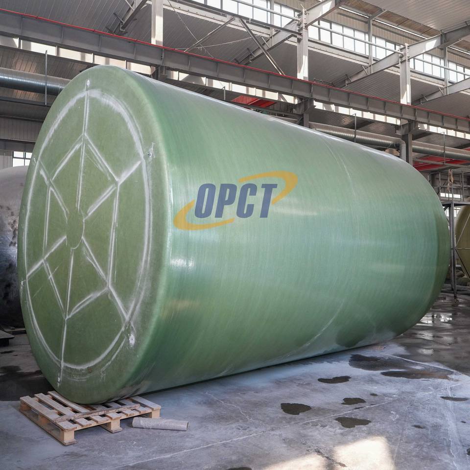 Fiberglass Reinforced Plastic Tank - Color: Green