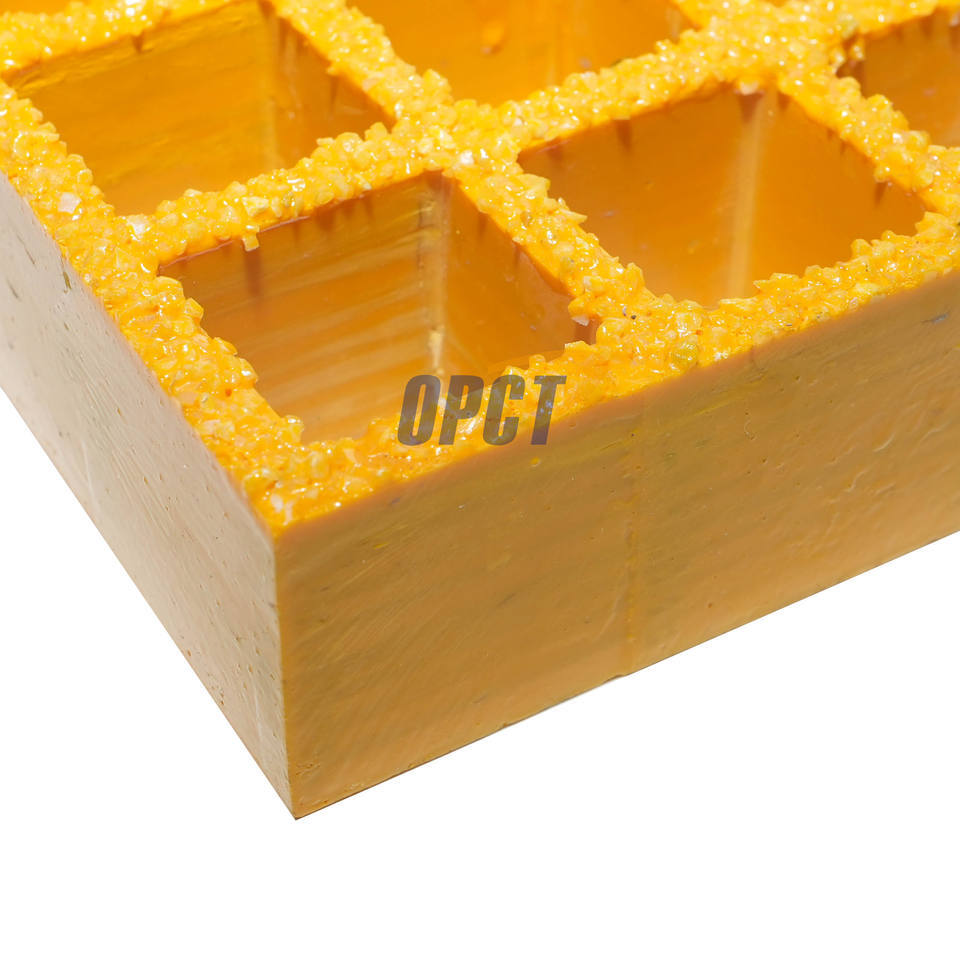38x38x38 Mm Frp Grating - Color: Yellow