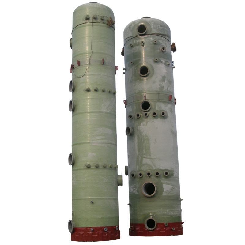 Fiberglass Reinforced Plastic Fume Scrubber - Color: Grey