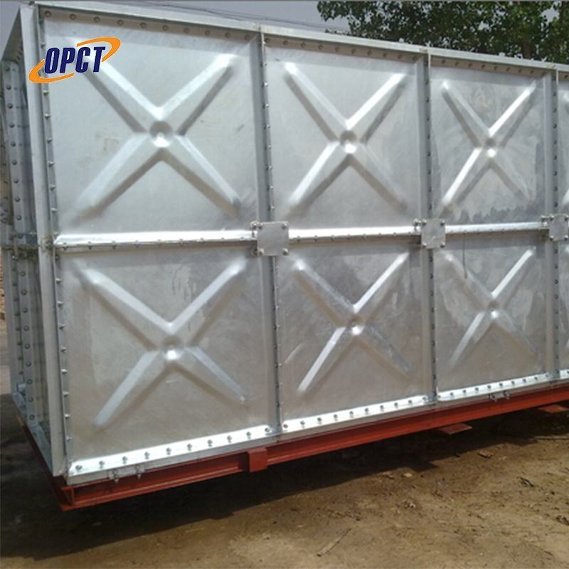 Hot-Dip Galvanized Water Tank - Color: Silver