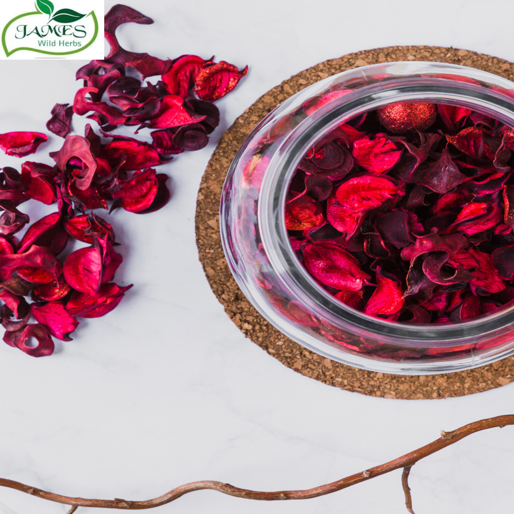 Hibiscus Petals - Color: Red