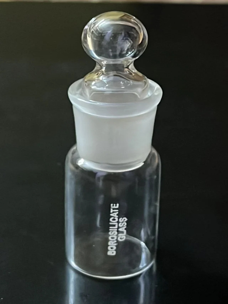 Weighing Bottles - High-quality Glass, 5 X 40 Inches, Transparent Color | Ideal For Industrial Lab Use, Durable Design With Warranty