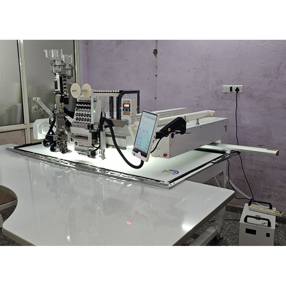 Industrial Single Head Computerized Embroidery Machine - Power: 220 Volt (V)