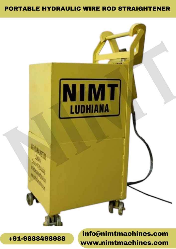 Portable Hydraulic Wire Rod Straightener