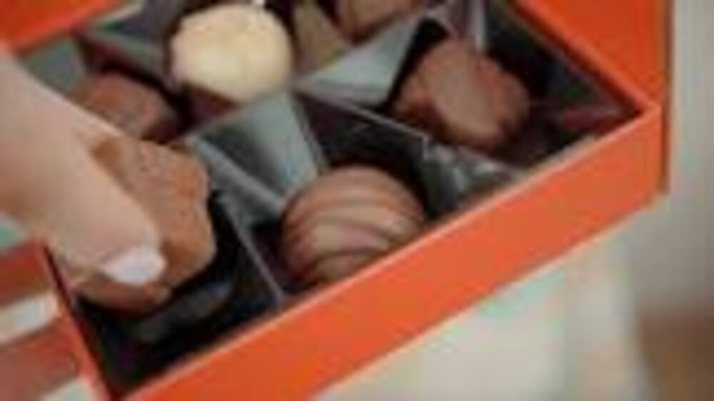 home made choclate box