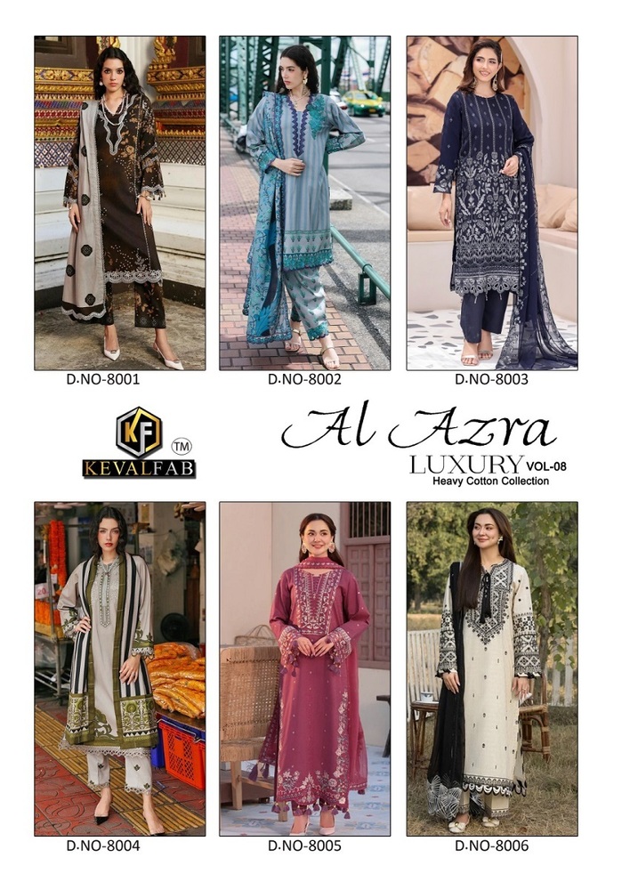 Keval Alazara Vol-8 Karachi Dress Material
