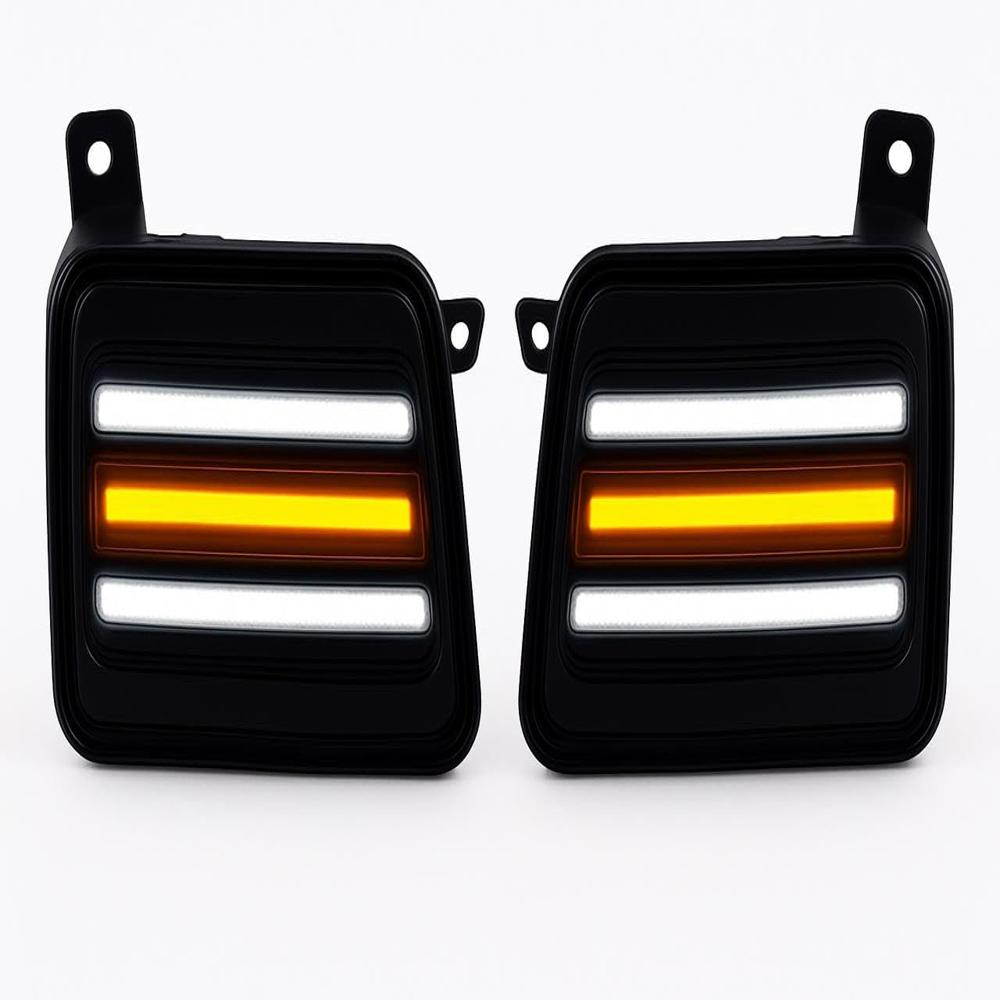 K D Front Fender Drl Led With Matrix Indicator Light For Mahindra Thar (2020-Onwards) Set - Capacity: 1 Pcs/Hr