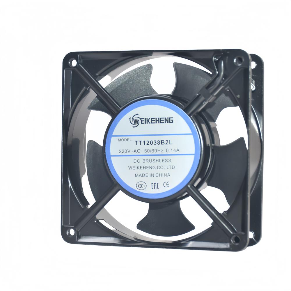 WEIKENHENG TT12038B2L 220V AC High Temperature Resistant Aluminum Electric Ball Industrial Cooling Fan