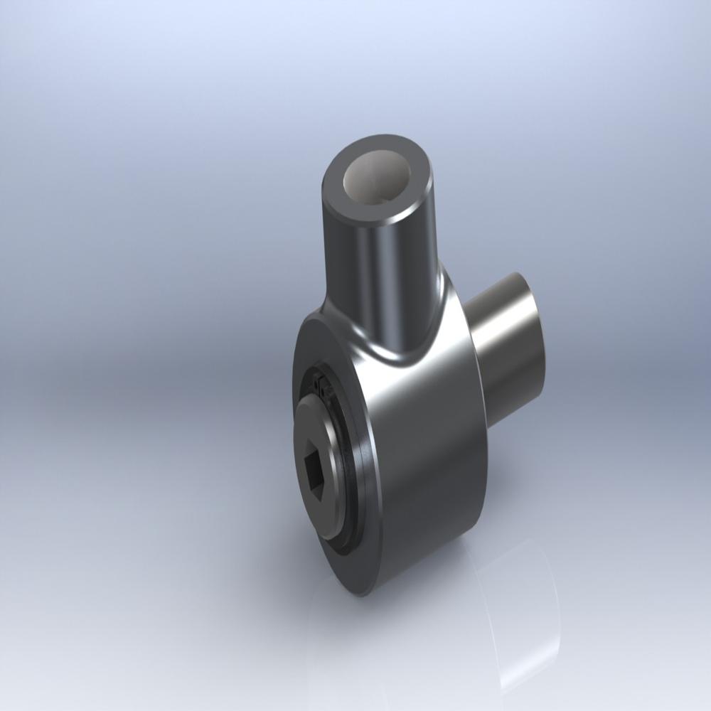 4 Port Rotary Unions - Color: Silver