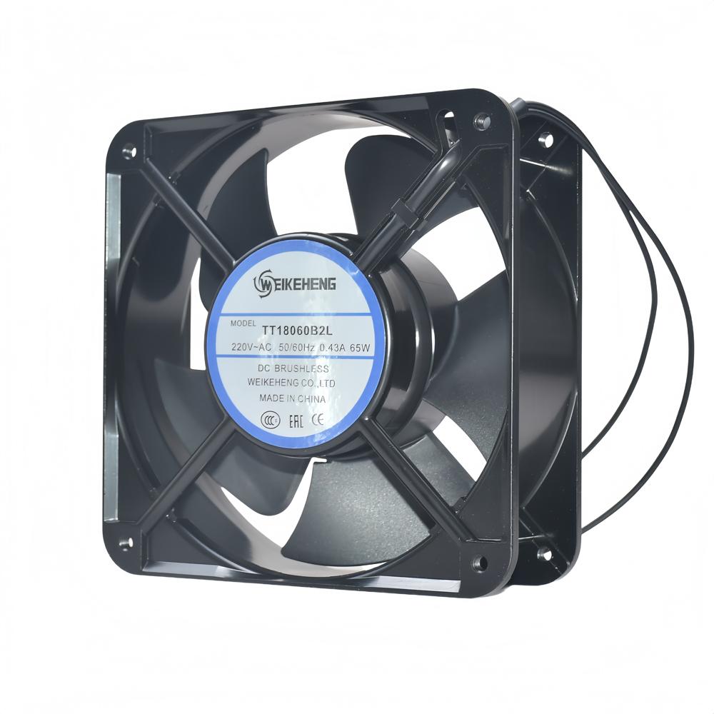 WEIKENHENG TT18060B2L 220V 65W 12038mm Wall Mounted Ball Bearing Axial Cooling Fan 