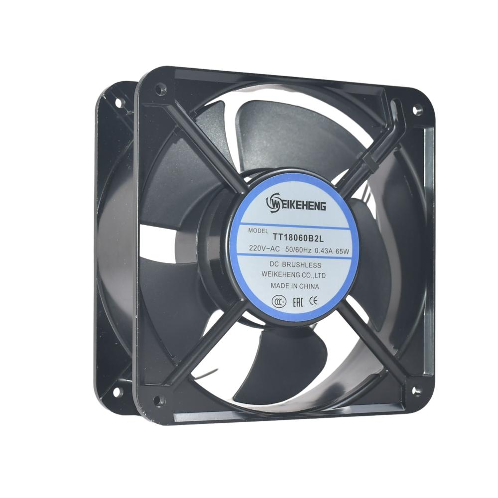 WEIKENHENG TT18060B2L 220V 65W 12038mm Wall Mounted Ball Bearing Axial Cooling Fan 
