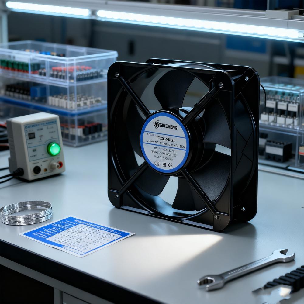 WEIKENHENG TT20060B2L FP-20060EX-S1-B 230V 65W 0.43 12038mm Ball Axial Flow Cooling Fan