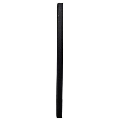 D Panel Handle 8 Inch Black 