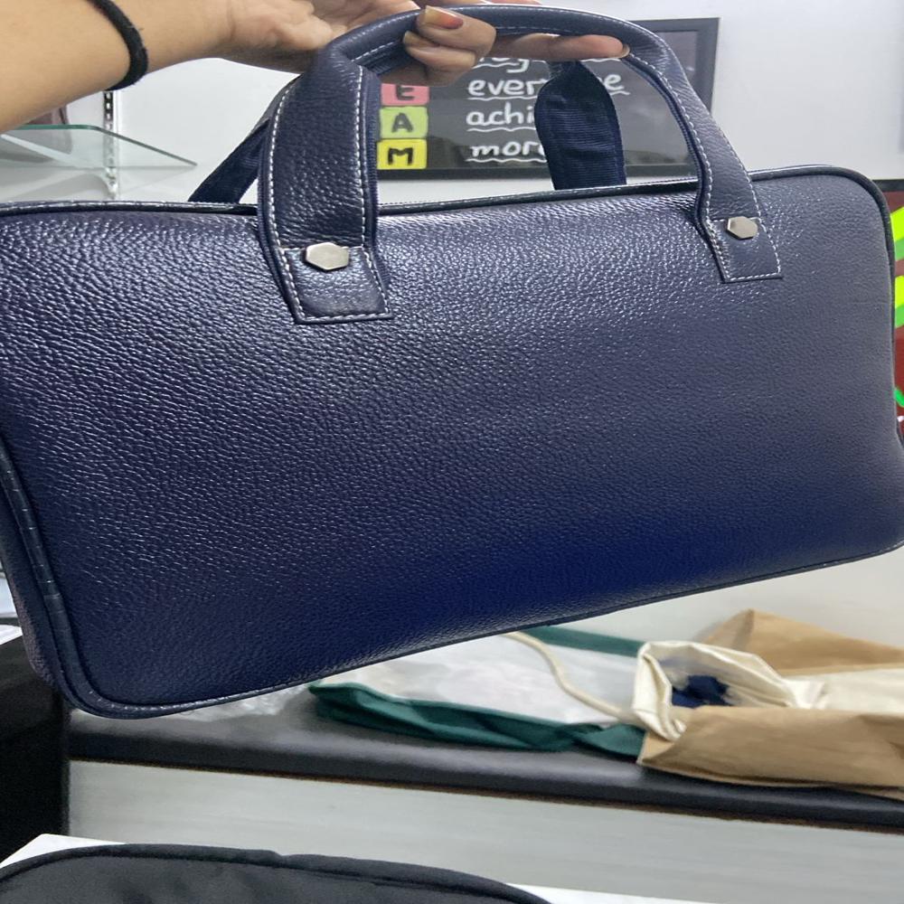 Blue Pure Leather Bags