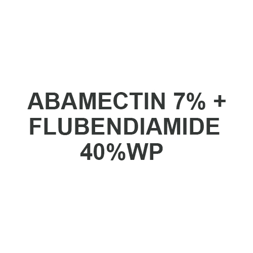ABAMECTIN 7% + FLUBENDIAMIDE 40%WP