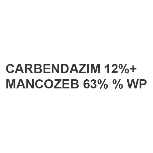 CARBENDAZIM 12%+ MANCOZEB 63% % WP