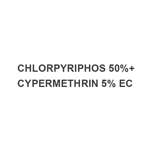 CHLORPYRIPHOS 50%+ CYPERMETHRIN 5% EC